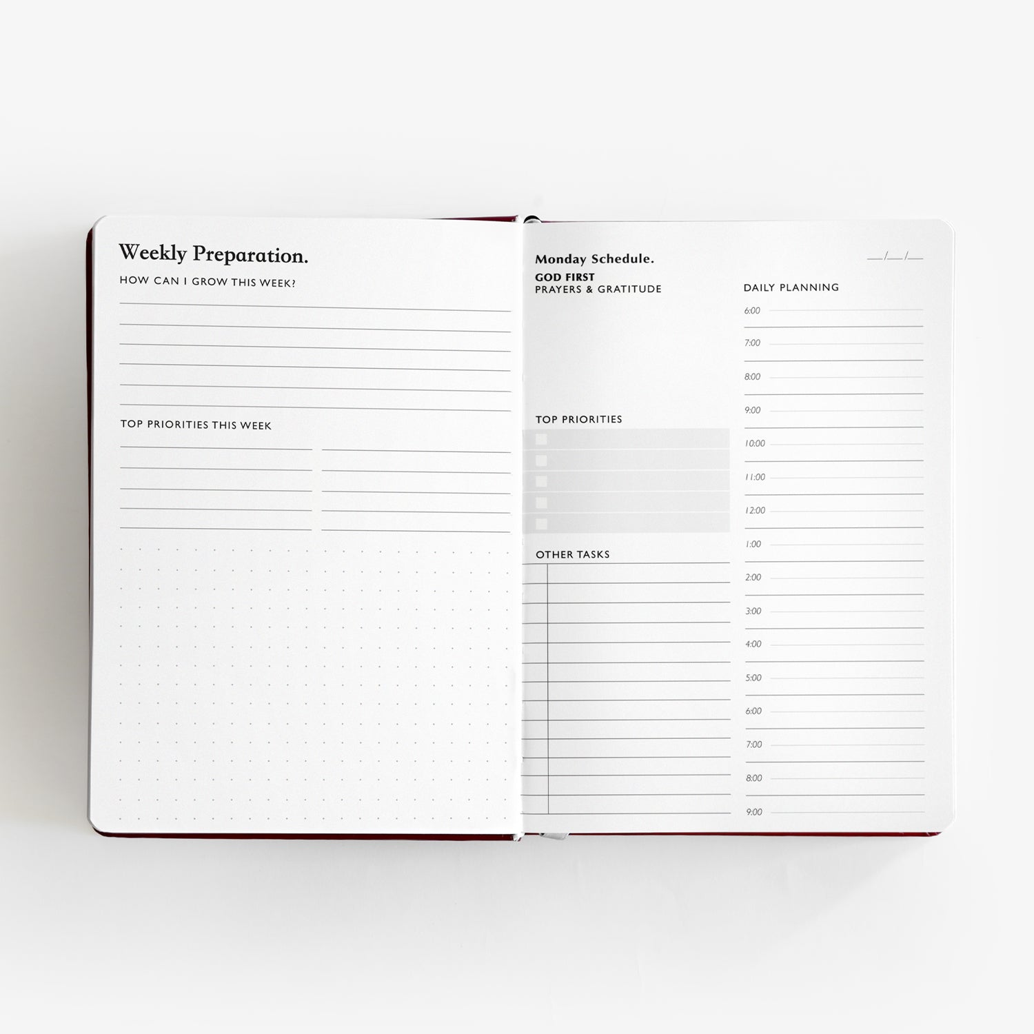 Life Planner | 6 Month Undated