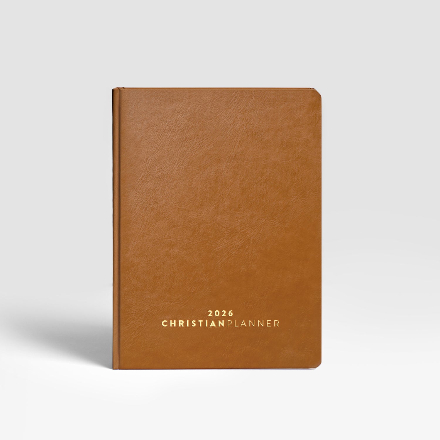 Leather Natural Brown|Monogram Text