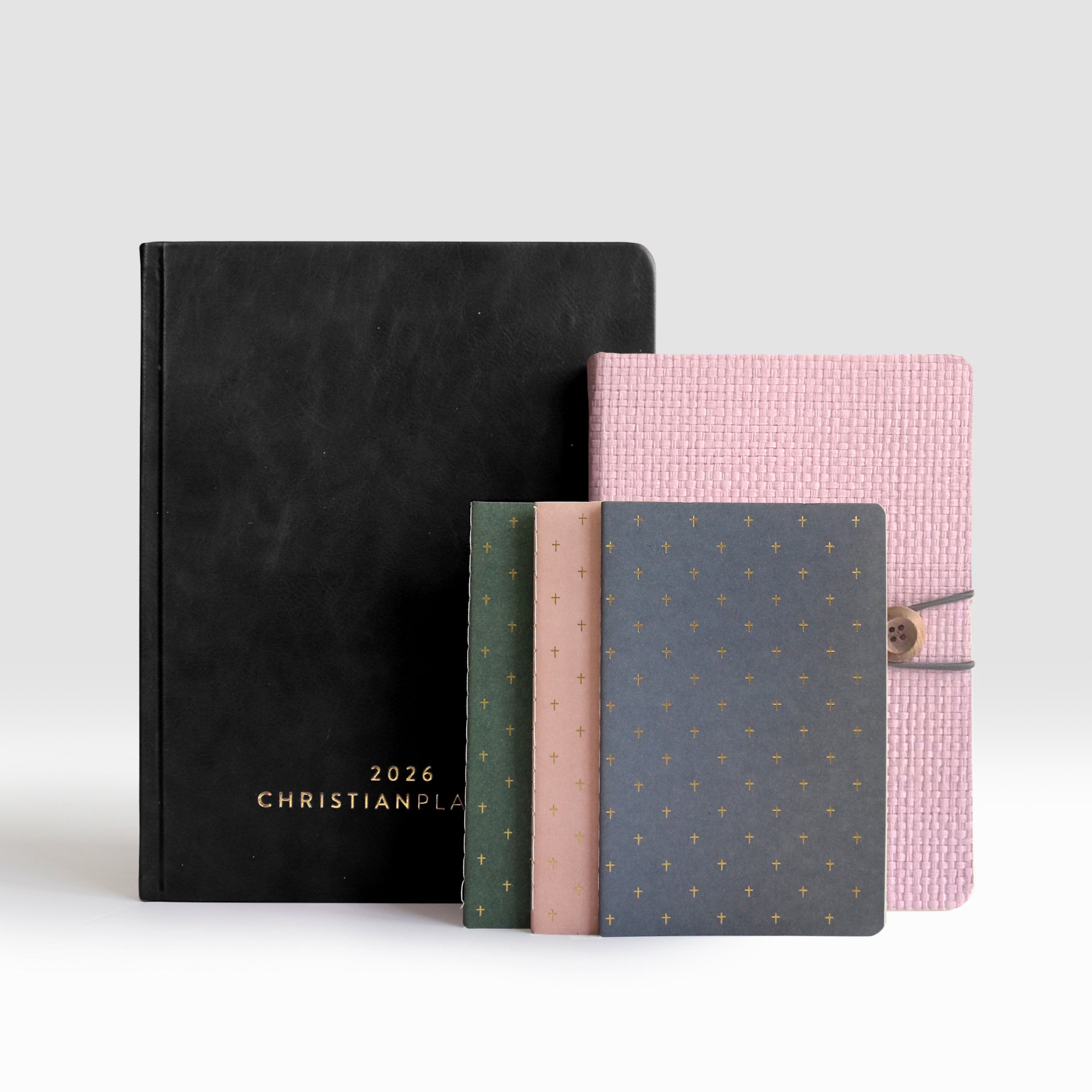 Leather / Executive Black / Morning Rose