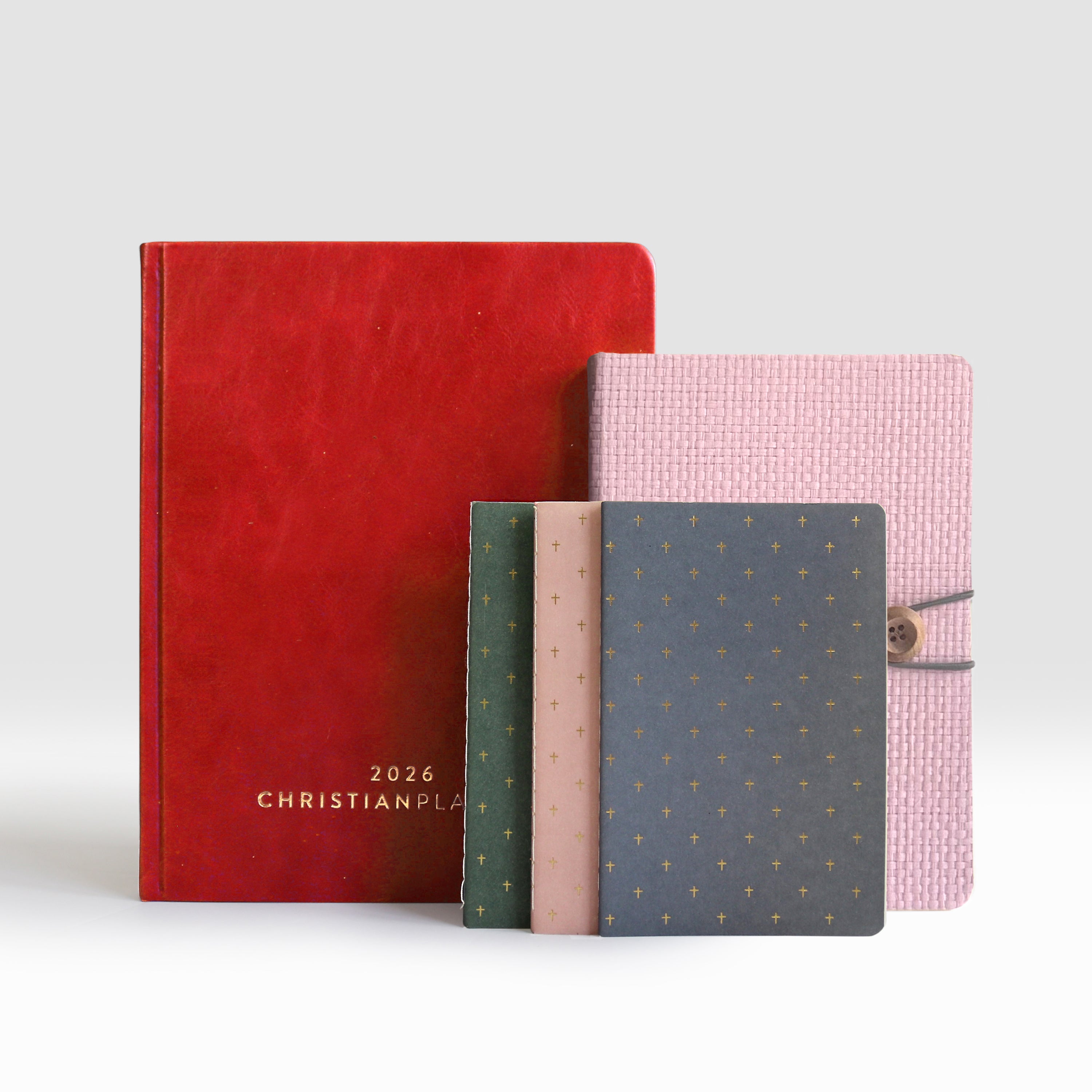 Hardcover / Cherry Red / Morning Rose