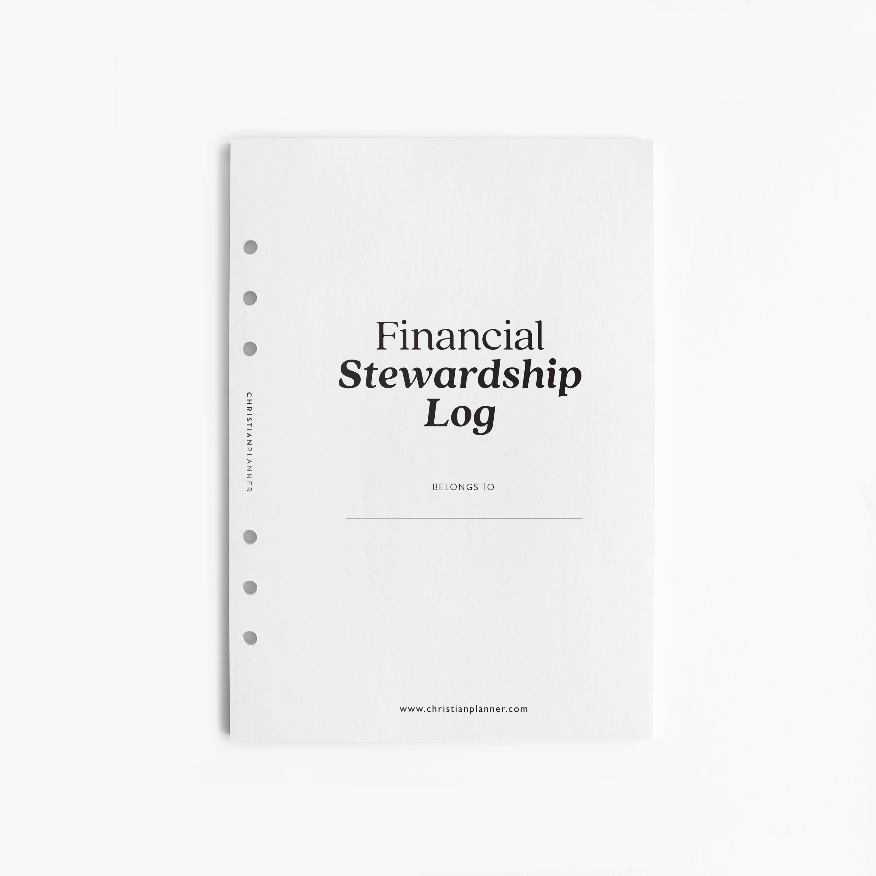 Financial - A5 Ring Bound Insert