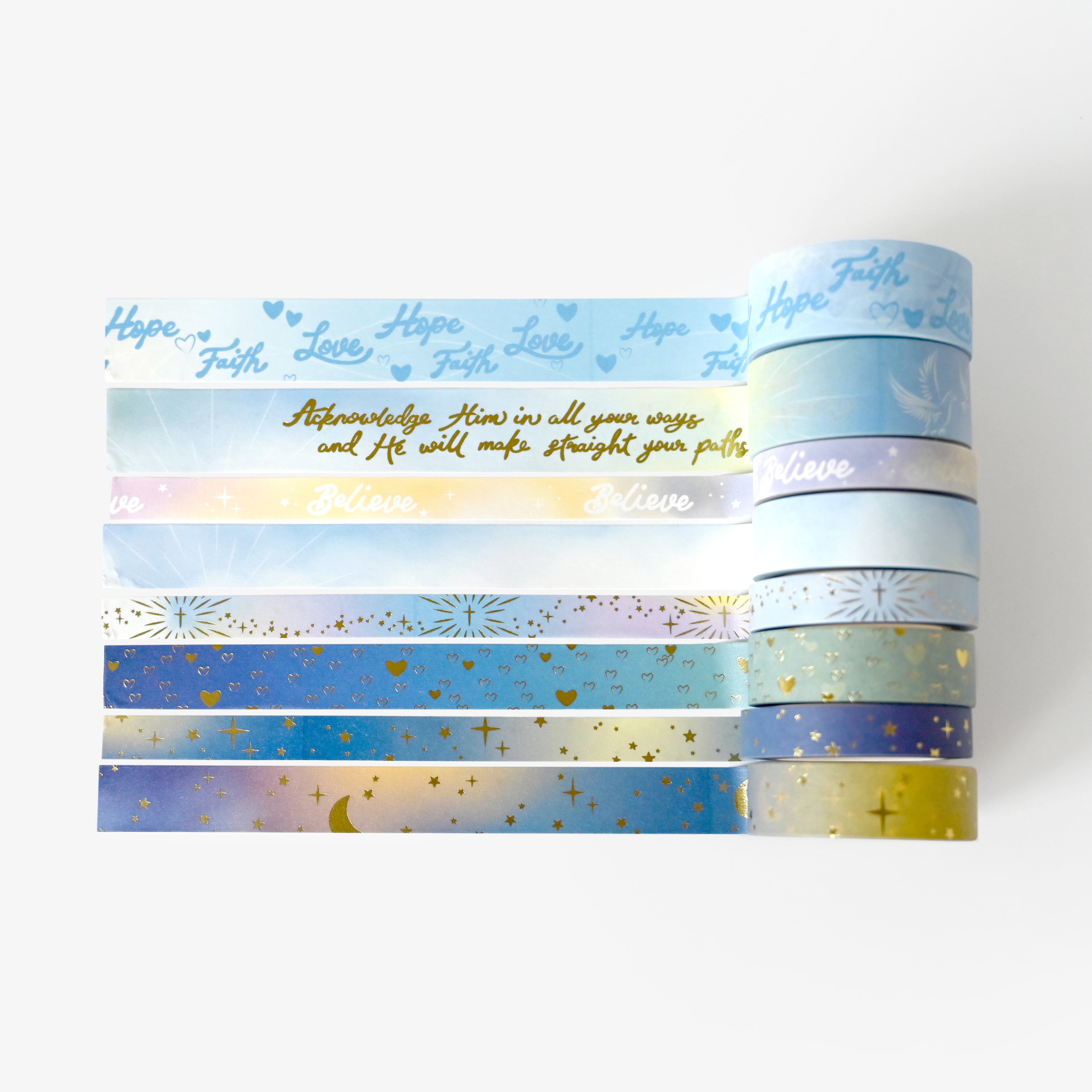 Essentials Bundle: 475 Stickers + 8 Washi Tapes