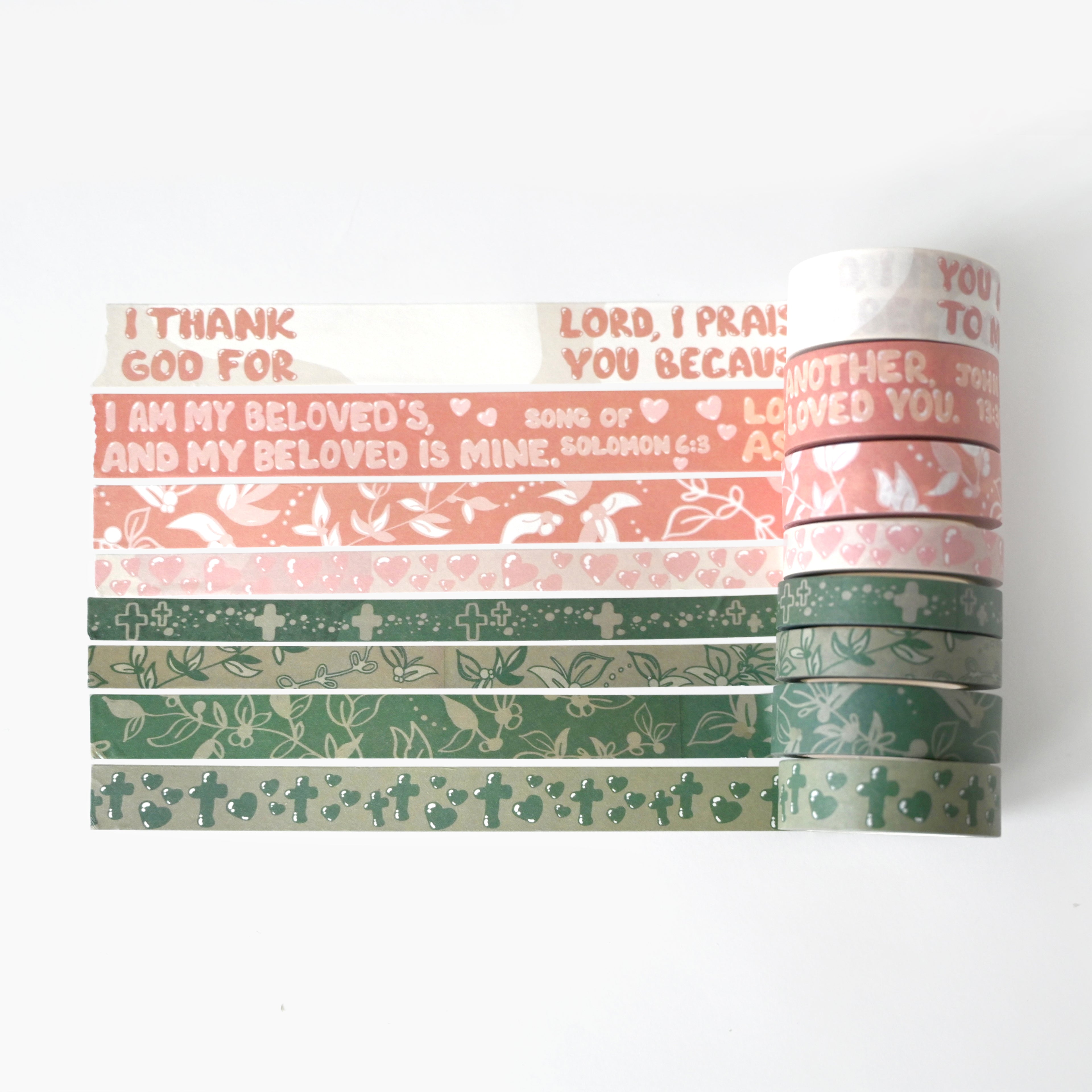 Essentials Bundle: 475 Stickers + 8 Washi Tapes