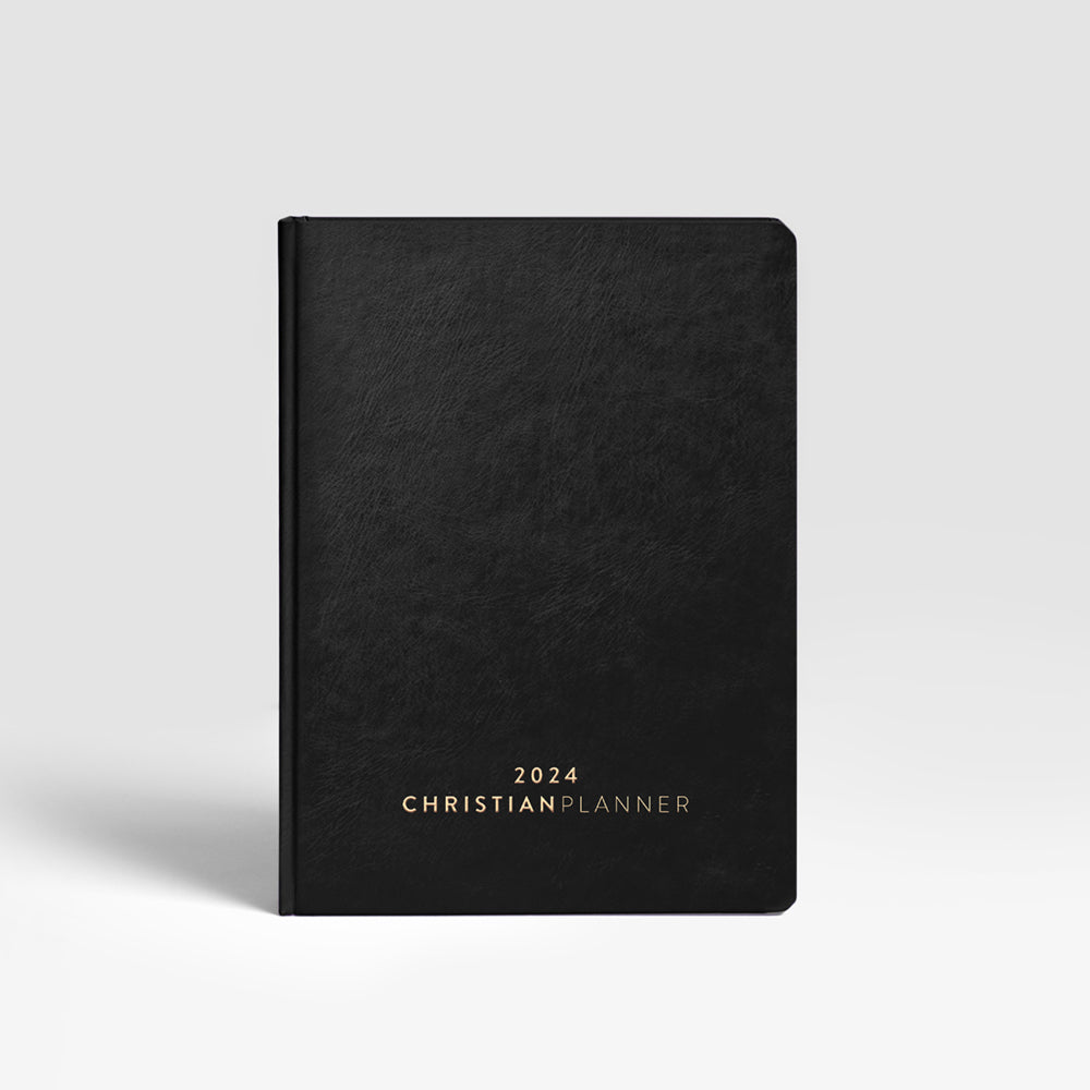 2024 Christian Planner - Scriptures, Devotional Pages, & Habit Trackers -  Hardcover / Ultra Violet - Christian Planner