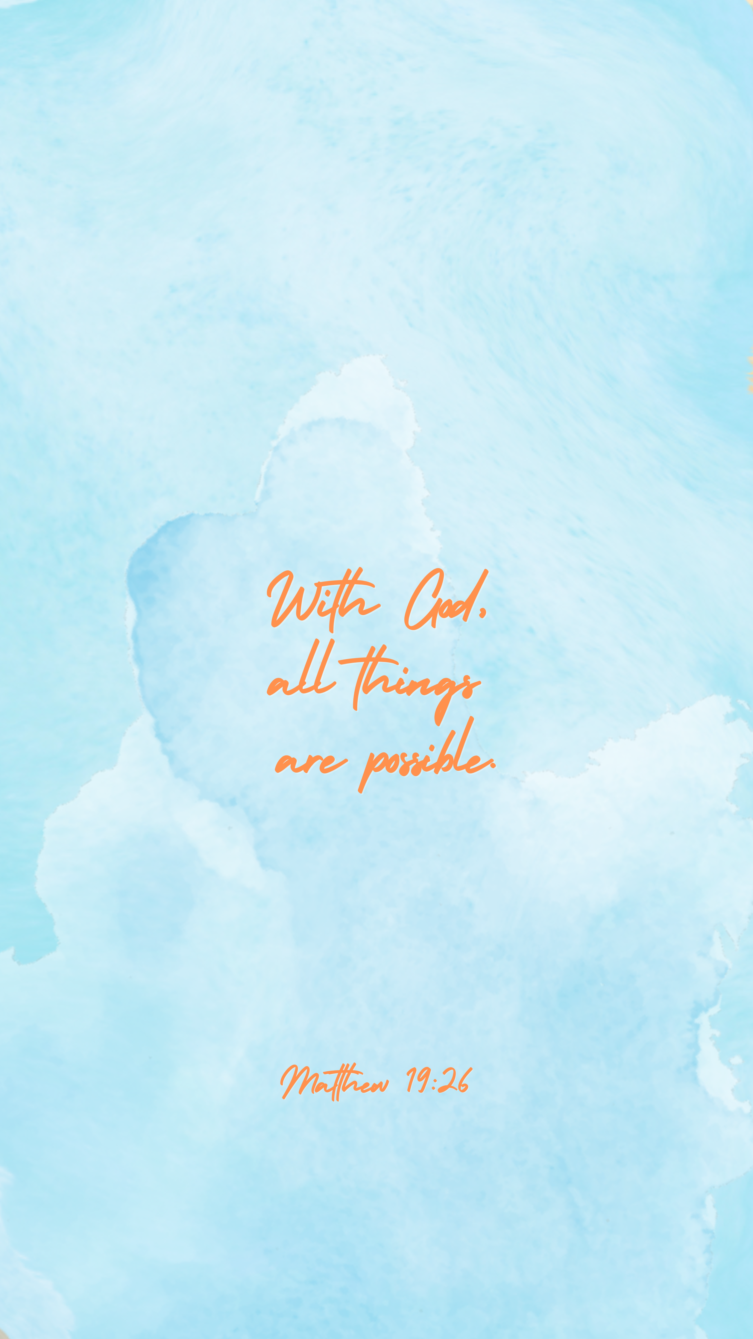 Matthew 19:26 All Things