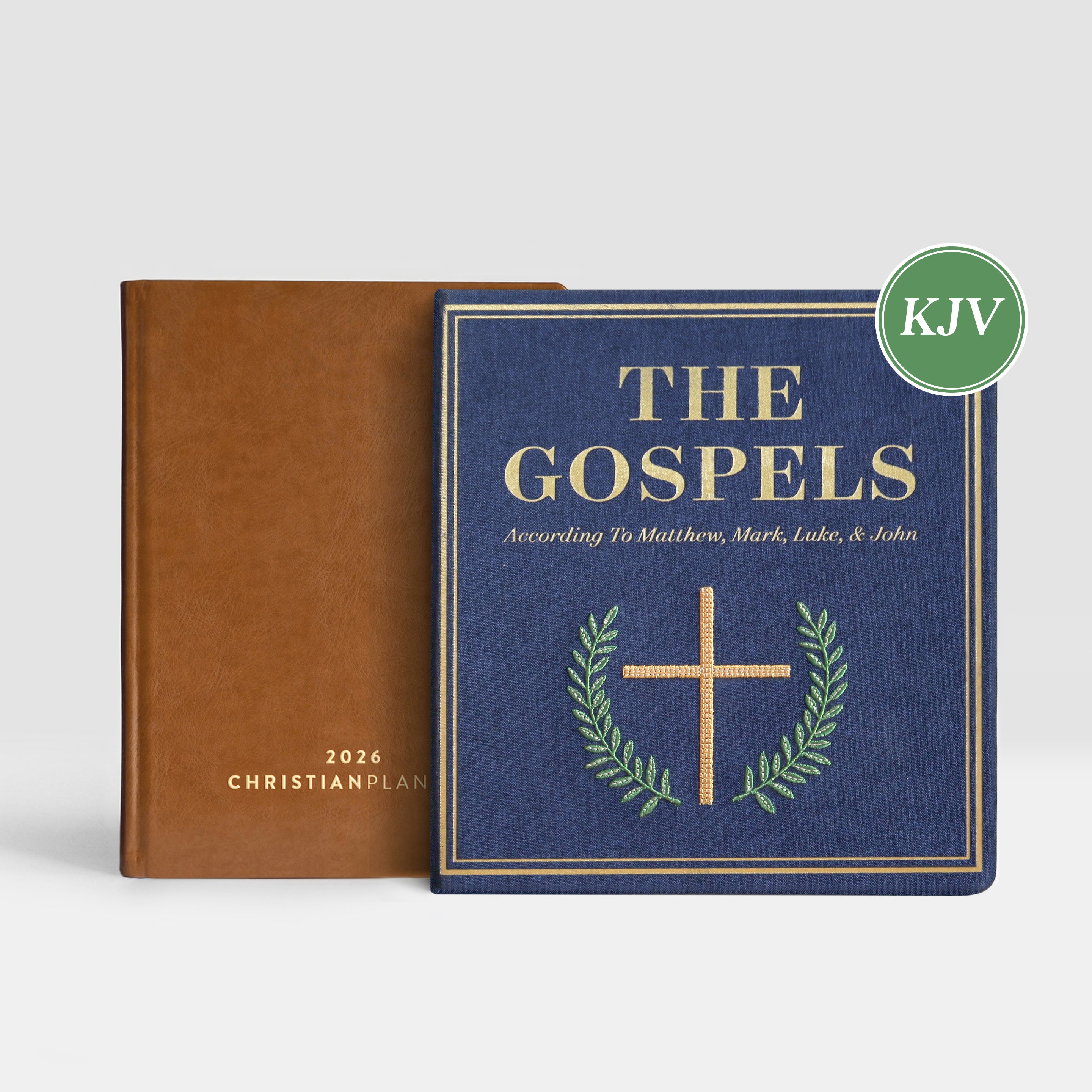 Leather / Natural Brown / King James Version (KJV)