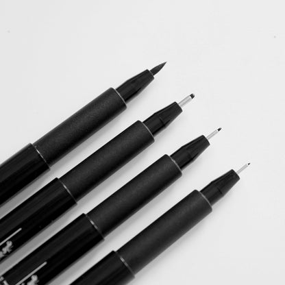 Faber Castell Pitt Artist Pen Black 4pack