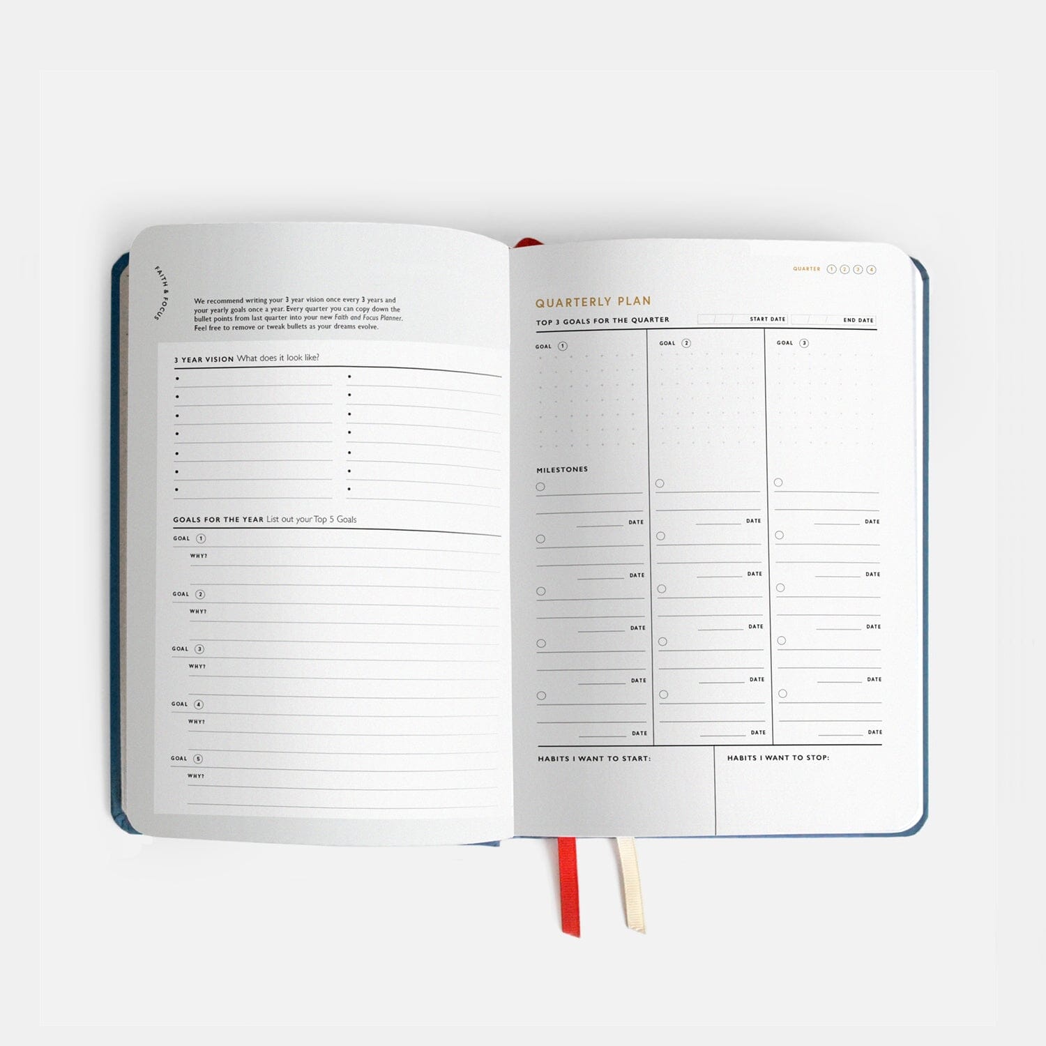 Faith &amp; Focus 90 Day Planner