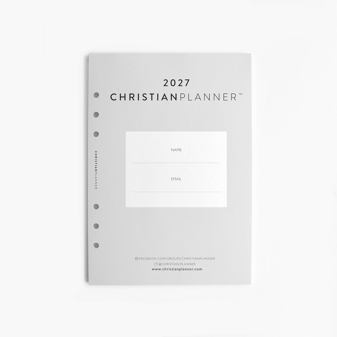 2027 Christian Planner - A5 Ring Bound Insert