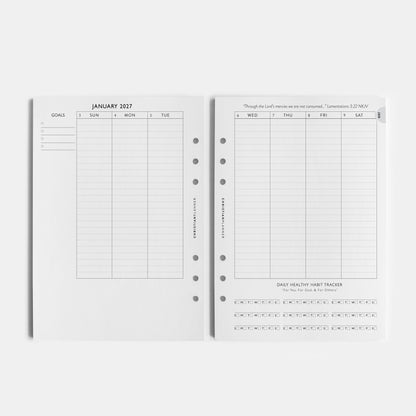 2027 Christian Planner  -  A5 Ring Bound Insert