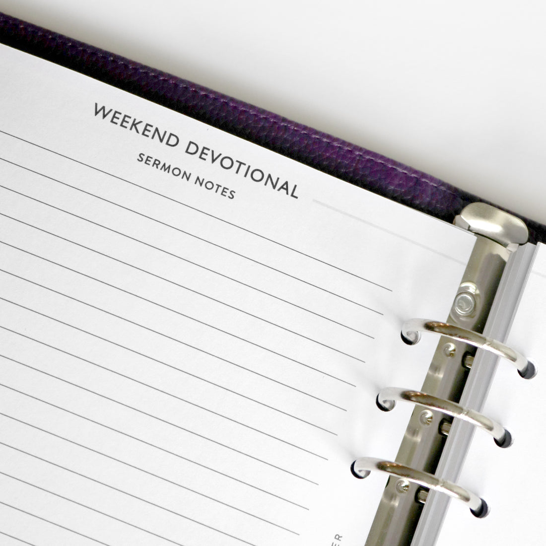 Lined Notes  -  A5 Ring Bound Insert