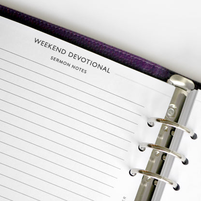 Lined Notes  -  A5 Ring Bound Insert