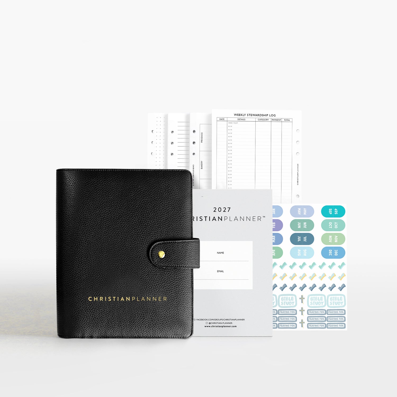 2027 CP Binder (A5) System - Monthly Tabs