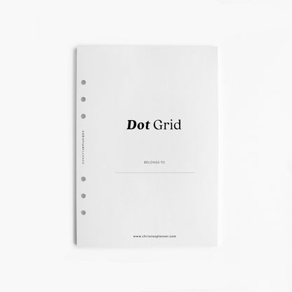 Dot Grid  -  A5 Ring Bound Insert