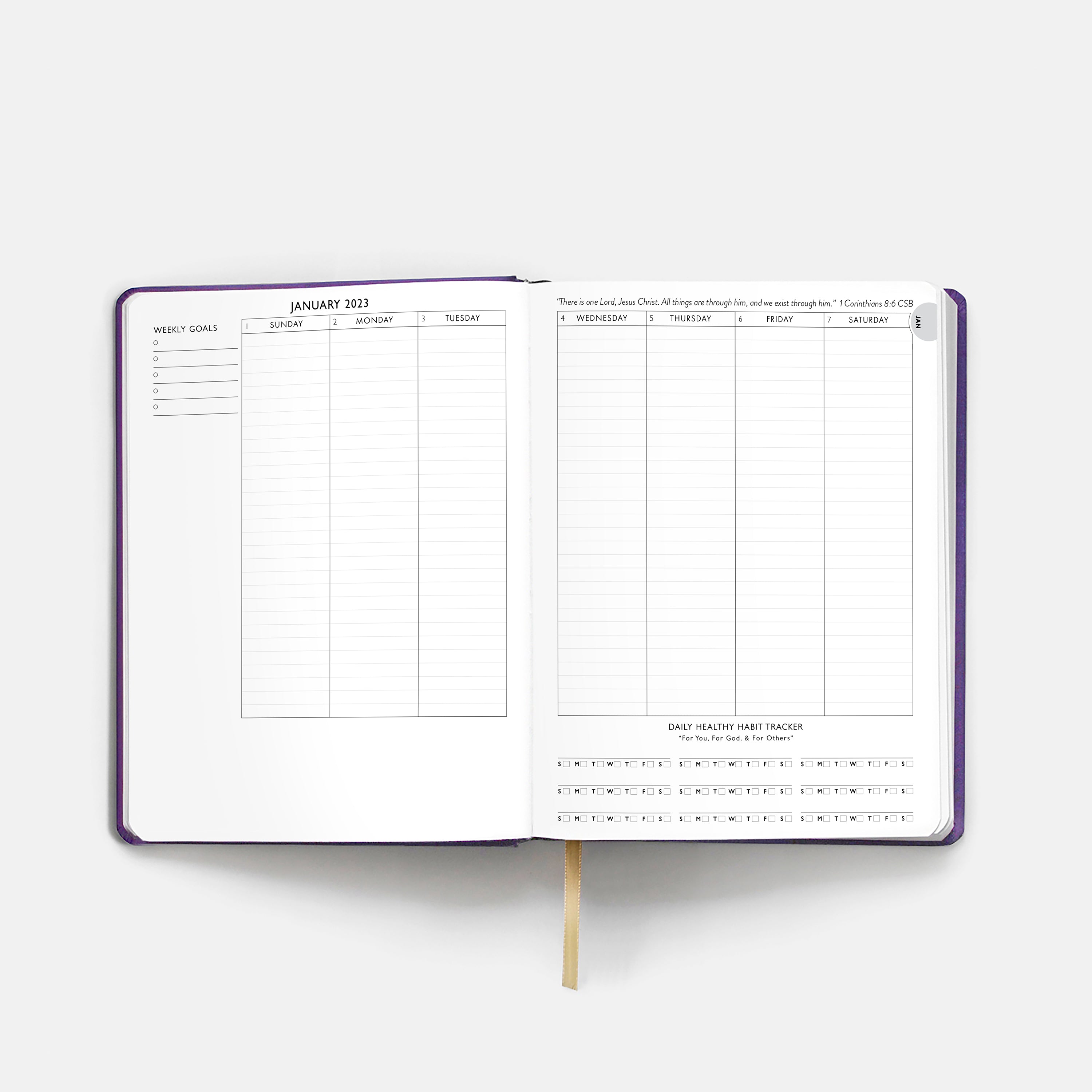 2026 Christian Planner (Dual Tip Marker Bundle)